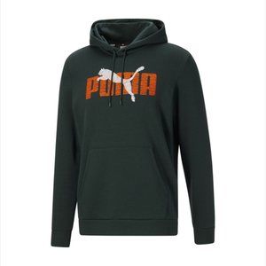Puma Layered Graphic Mens Long Sleeve Hoodie